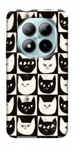 Чехол Кошачьи шахматы для Xiaomi Redmi Note 15 Pro 5G