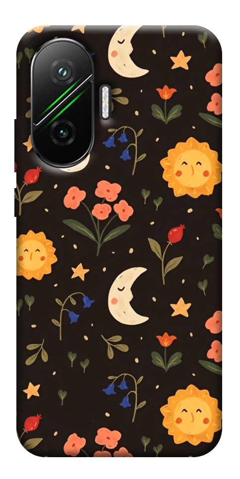 Чехол Полевые цветы для Xiaomi Poco F7