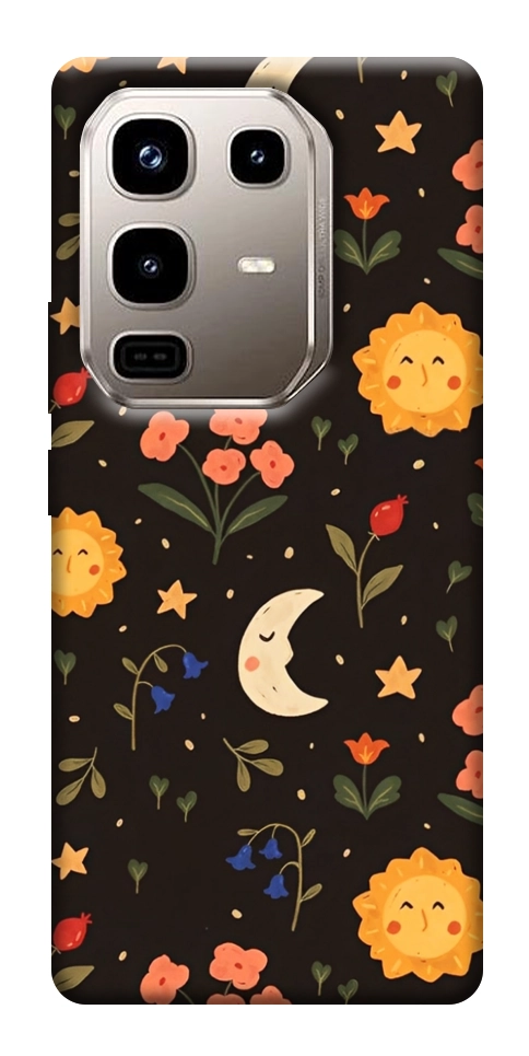 Чехол Полевые цветы для Infinix Note 50 Pro 4G
