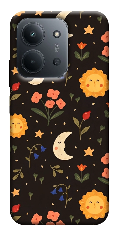 Чехол Полевые цветы для Xiaomi Redmi 15C (Europe version)