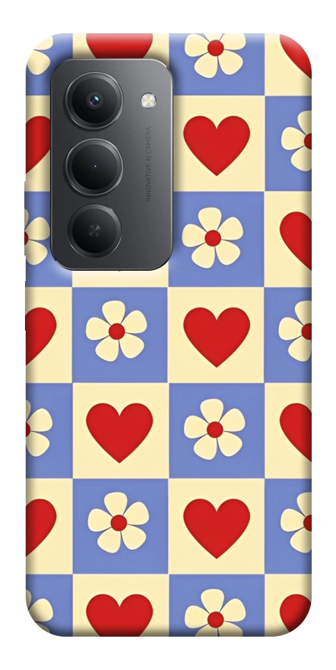 Чохол Серця-квіточки для Xiaomi Redmi 15 (Europe version)