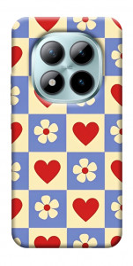 Чехол Сердечки-цветочки для Xiaomi Redmi Note 15 Pro 5G