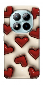 Чехол Выпуклые сердца для Xiaomi Redmi Note 15 Pro+ 5G