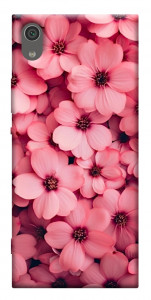 Чехол Pink flowers для Sony Xperia XA1