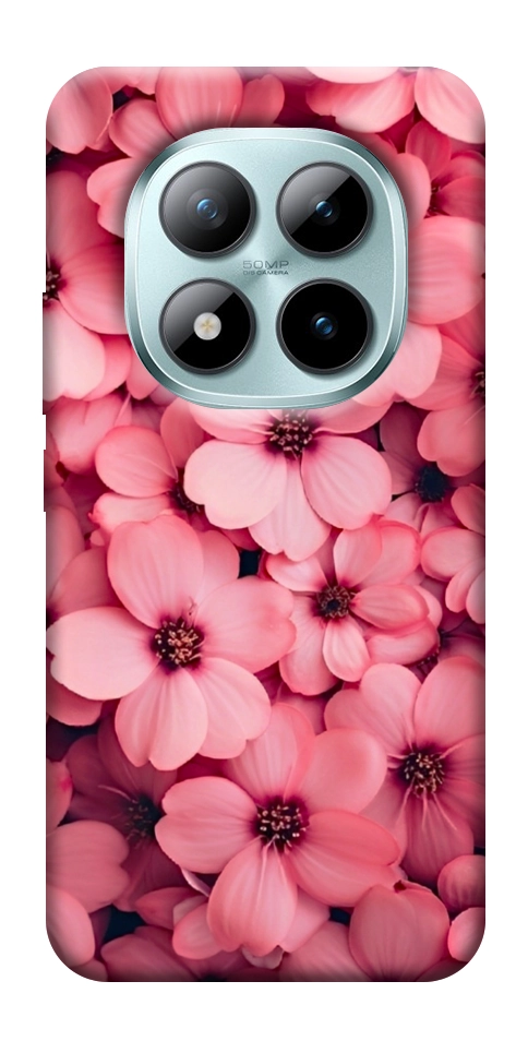 Чехол Pink flowers для Xiaomi Redmi Note 15 Pro 5G