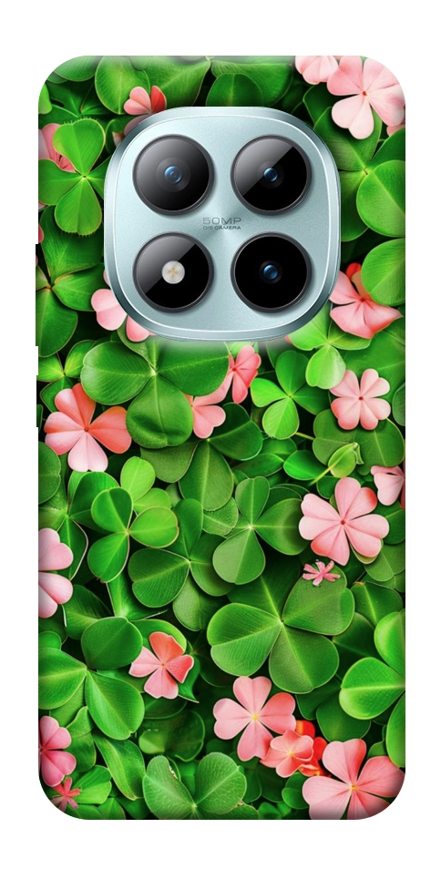 Чехол Листья удачи для Xiaomi Redmi Note 15 Pro 5G