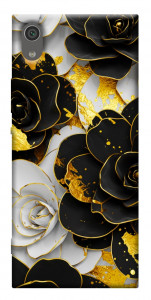 Чехол Flower black-white для Sony Xperia XA1
