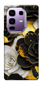 Чехол Flower black-white для Infinix Note 50 Pro+