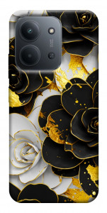 Чехол Flower black-white для Xiaomi Redmi 15C (Europe version)
