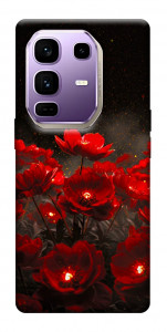 Чехол Burning flowers для Infinix Note 50 Pro+