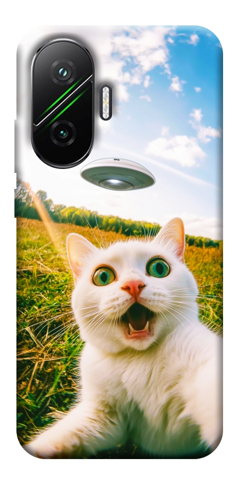 Чехол Ufo cat для Xiaomi Poco F7