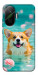 Чехол Swimming corgi для Xiaomi Poco F7