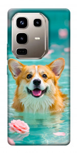 Чехол Swimming corgi для Infinix Note 50 Pro 4G