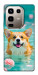 Чехол Swimming corgi для Infinix Note 50 Pro 4G