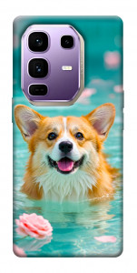 Чехол Swimming corgi для Infinix Note 50 Pro+