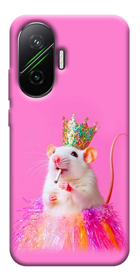 Чехол Гламурная крыса для Xiaomi Poco F7