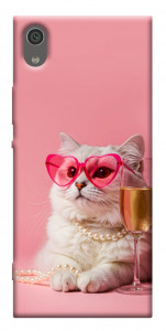 Чехол Pinky cat для Sony Xperia XA1