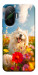 Чехол Happy dog in flowers для Xiaomi Poco F7