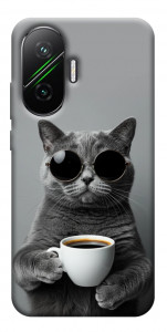 Чехол Grey cat coffee для Xiaomi Poco F7