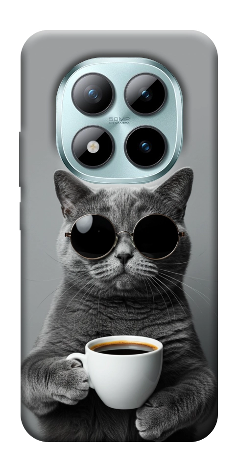 Чехол Grey cat coffee для Xiaomi Redmi Note 15 Pro 5G