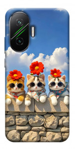 Чехол Flower cats для Xiaomi Poco F7