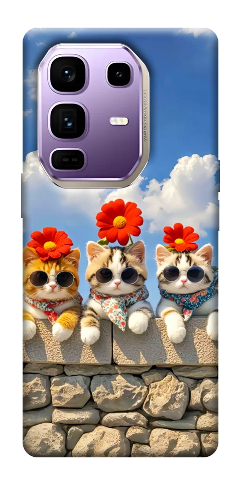 Чехол Flower cats для Infinix Note 50 Pro+