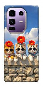Чехол Flower cats для Infinix Note 50 Pro+