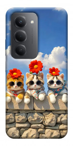 Чохол Flower cats для Xiaomi Redmi 15 (Europe version)
