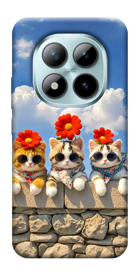 Чехол Flower cats для Xiaomi Redmi Note 15 Pro+ 5G