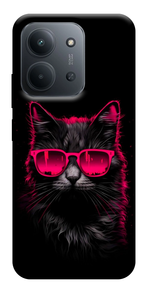Чехол Cyberpunk cat для Xiaomi Redmi 15C (Europe version)