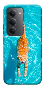 Чохол Cat swimming для Xiaomi Redmi 15 (Europe version)