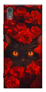 Чехол Rose cat для Sony Xperia XA1