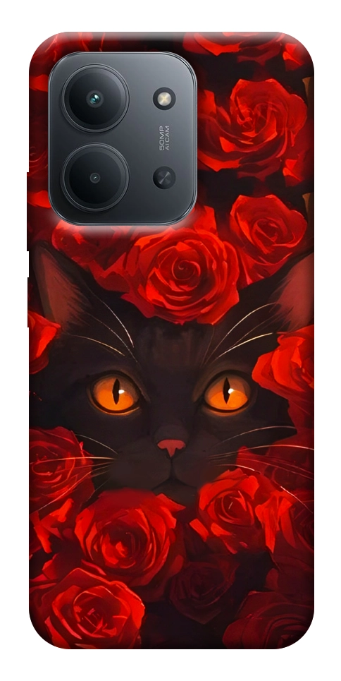 Чехол Rose cat для Xiaomi Redmi 15C (Europe version)