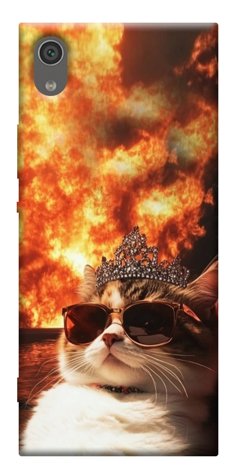 Чехол Cat explosion для Sony Xperia XA1