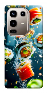 Чехол Sushi falling для Infinix Note 50 Pro 4G