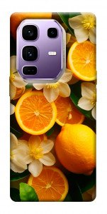 Чехол Лимоны и цветы для Infinix Note 50 Pro+