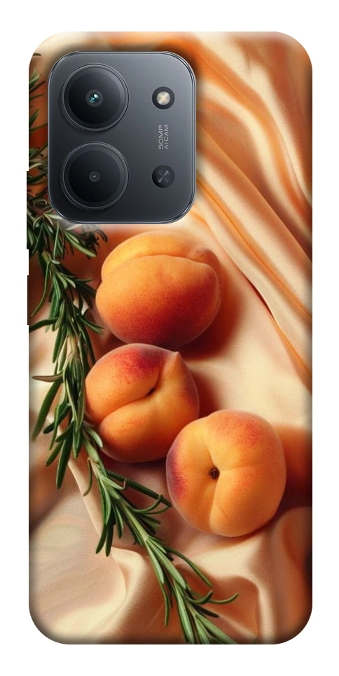 Чехол Лакешери персики для Xiaomi Redmi 15C (Europe version)