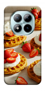 Чехол Вафли с клубникой для Xiaomi Redmi Note 15 Pro+ 5G