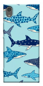Чехол Shark pattern для Sony Xperia XA1