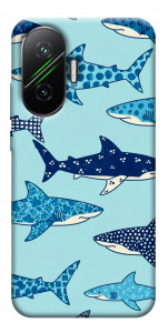 Чехол Shark pattern для Xiaomi Poco F7