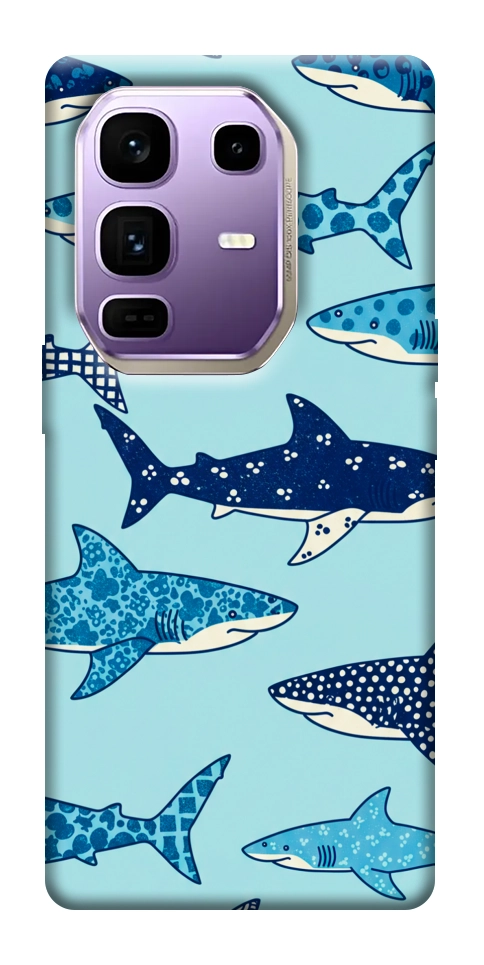 Чехол Shark pattern для Infinix Note 50 Pro+