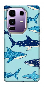 Чехол Shark pattern для Infinix Note 50 Pro+
