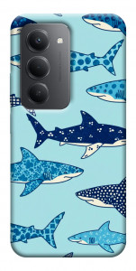 Чохол Shark pattern для Xiaomi Redmi 15 (Europe version)