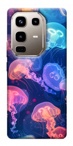 Чехол Neon jellyfishes для Infinix Note 50 Pro 4G