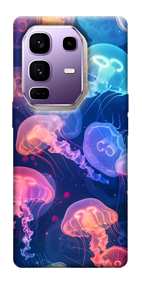 Чехол Neon jellyfishes для Infinix Note 50 Pro+