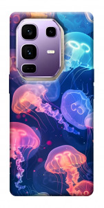 Чехол Neon jellyfishes для Infinix Note 50 Pro+