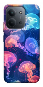 Чехол Neon jellyfishes для Xiaomi Redmi 15C (Europe version)