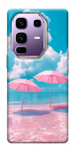 Чехол Розовые зонтики для Infinix Note 50 Pro+