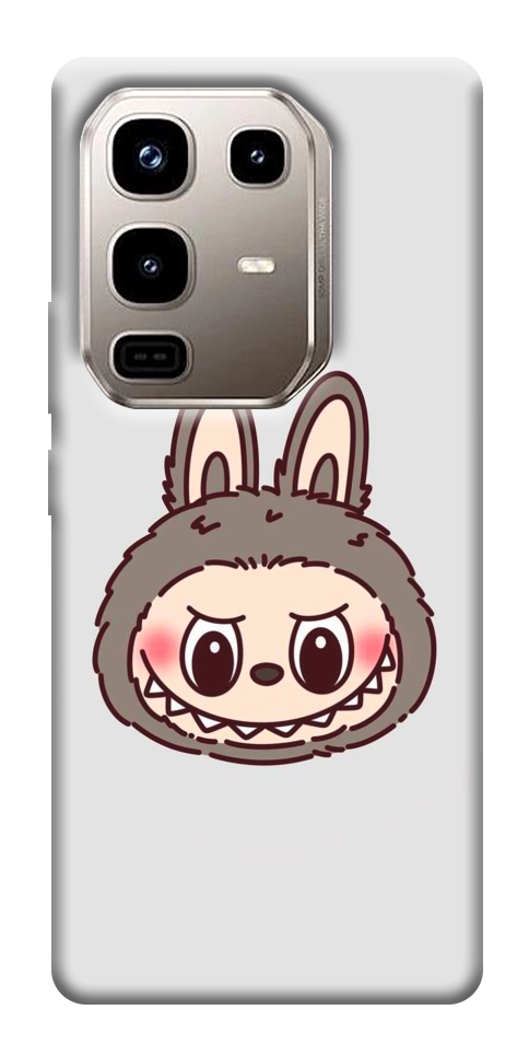 Чехол Labubu grey для Infinix Note 50 Pro 4G