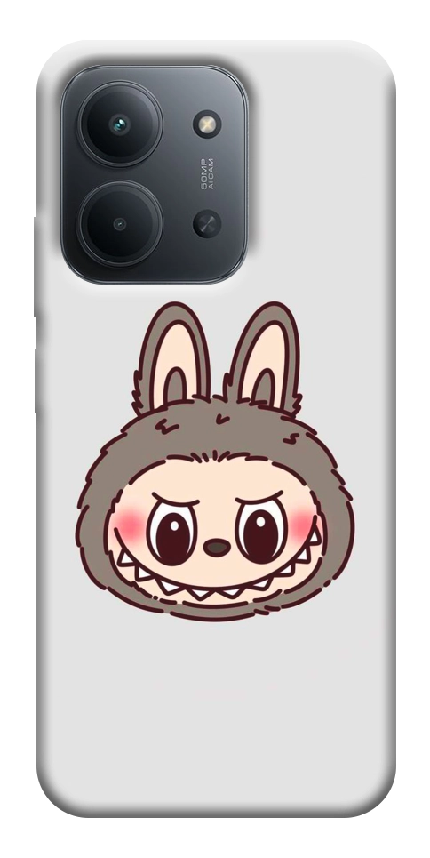 Чехол Labubu grey для Xiaomi Redmi 15C (Europe version)